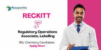 Chemistry Jobs at Reckitt | Apply for Regulatory Operations Associate Job