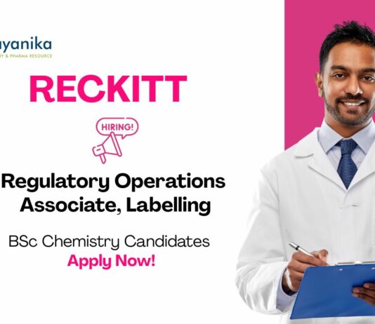 Chemistry Jobs at Reckitt | Apply for Regulatory Operations Associate Job