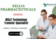 Manufacturing Job at Xellia Pharmaceuticals Msc Chemistry Candidates Apply Now