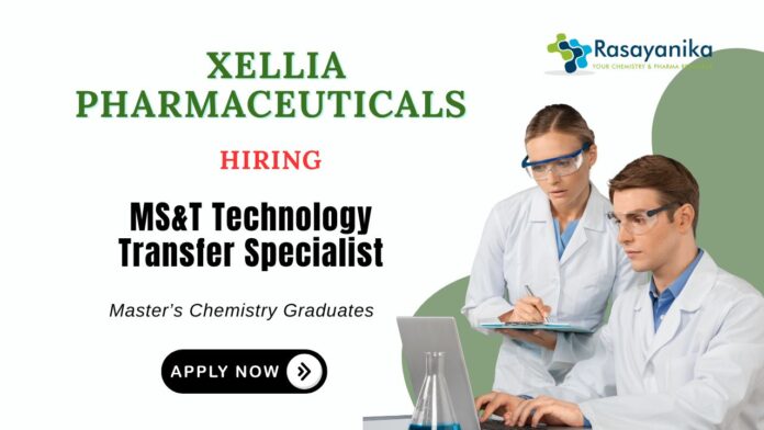 Manufacturing Job at Xellia Pharmaceuticals Msc Chemistry Candidates Apply Now