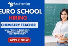 Middle School Chemistry Teacher Job Role . Explore more in EURO School careers