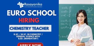 Middle School Chemistry Teacher Job Role . Explore more in EURO School careers