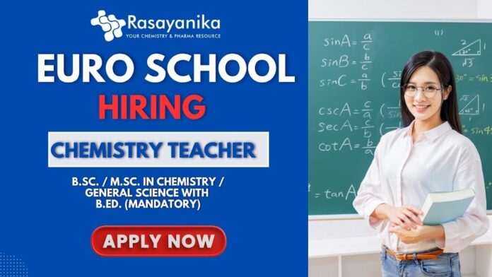 Middle School Chemistry Teacher Job Role . Explore more in EURO School careers