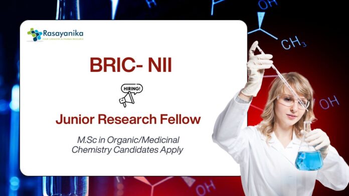 Organic Chemistry Jobs | JRF Vacancies at NII