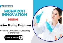 Piping Engineer Job BSc Chemical Engineering Candidates Apply Now