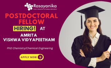 Post Doctoral Fellow – Polymer-Based Drug Delivery Research at Amrita Vishwa Vidyapeetham | Postdoc fellowships| Apply now Post Doctoral Fellow – Polymer-Based Drug Delivery Research at Amrita Vishwa Vidyapeetham , Postdoc fellowships