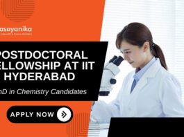 Postdoctoral Fellowship at IIT Hyderabad Biomaterials & Tissue Engineering Job
