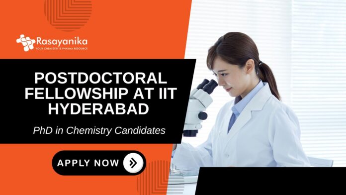 Postdoctoral Fellowship at IIT Hyderabad Biomaterials & Tissue Engineering Job Postdoctoral Fellowship at IIT Hyderabad Biomaterials & Tissue Engineering Job