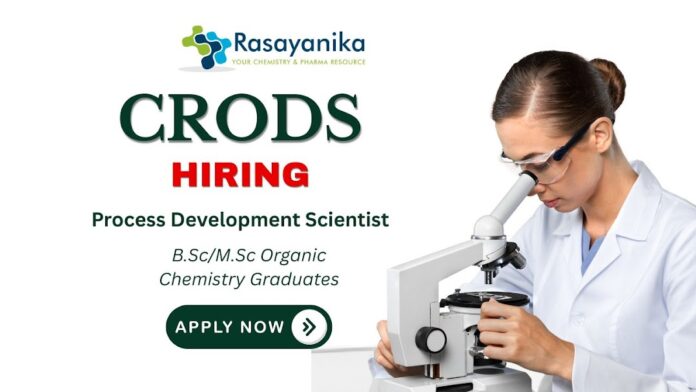 Process Development Scientist at Croda - Organic Chemistry Jobs