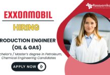 Production Engineer Role – ExxonMobil Career in Oil & Gas