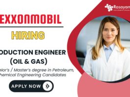 Production Engineer Role – ExxonMobil Career in Oil & Gas