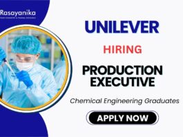 Production Executive Job – Unilever Career in Manufacturing