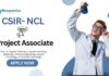Chemistry Research Associate Position at CSIR-NCL | MSc Organic Chemistry Jobs