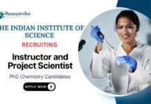 IISc Bangalore Jobs | Instructor and Project Scientist Recruitment 2025