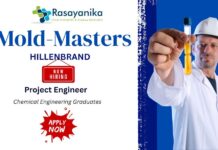 Project Engineer Job at Mold-Masters (Hillenbrand) ,Chemical Engineering Jobs