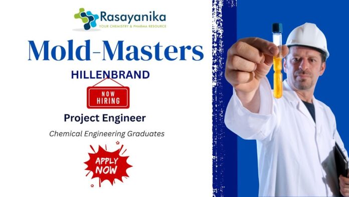 Project Engineer Job at Mold-Masters (Hillenbrand) ,Chemical Engineering Jobs Project Engineer Job at Mold-Masters (Hillenbrand) ,Chemical Engineering Jobs