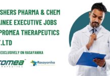 Freshers Pharma & Chem Trainee Executive Jobs