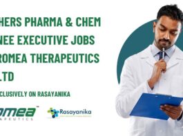 Freshers Pharma & Chem Trainee Executive Jobs