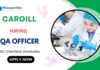 QA Officer Job at Cargill in Bengaluru –Food Safety Quality Technician Role