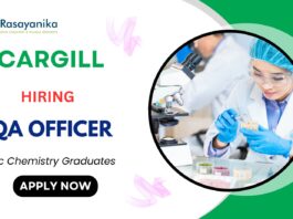 QA Officer Job at Cargill in Bengaluru –Food Safety Quality Technician Role