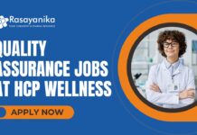 Quality Assurance Jobs at HCP Wellness Private Limited - Latest Chemistry Jobs in India - Apply Now