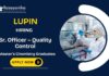 Quality Control Role Lupin Career for MSc Chemistry Graduates