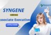 Organic Chemistry Jobs at Syngene | Apply for the Associate Executive Role