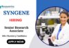Research Associate Job at Syngene Apply for the Chemistry Job 