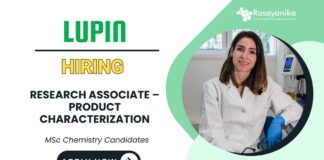 Research Associate Job – Analytical Chemistry & LC-MS at Lupin Careers