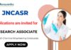 Research Associate Vacancy Apply for Chemical Engineering Job 