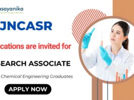 Research Associate Vacancy Apply for Chemical Engineering Job 
