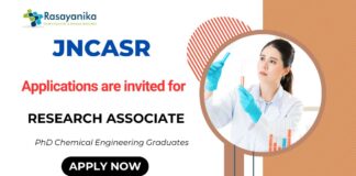 Research Associate Vacancy Apply for Chemical Engineering Job 