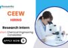 Research Intern opportunity at CEEW Apply Now for the Chemistry Job