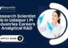 Research Scientist Job in Udaipur PI Industries Careers