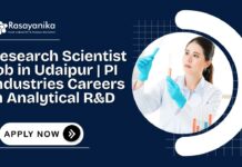 Research Scientist Job in Udaipur PI Industries Careers
