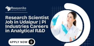 Research Scientist Job in Udaipur PI Industries Careers