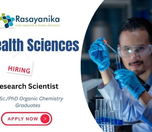 Research Scientist -Senior Research Scientist – Process R&D ,Chemistry Department Jobs