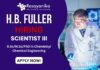 Scientist III – Adhesives & Sealants Job Role in H.B. Fuller . Scientist III job Shirwal