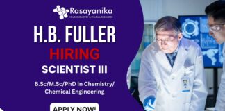 Scientist III – Adhesives & Sealants Job Role in H.B. Fuller . Scientist III job Shirwal