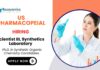 Scientist Position at U.S. Pharmacopeial MSc Chemistry Job in Hyderabad