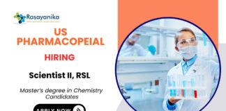 Scientist Position at USP Apply Now for the Chemistry Job