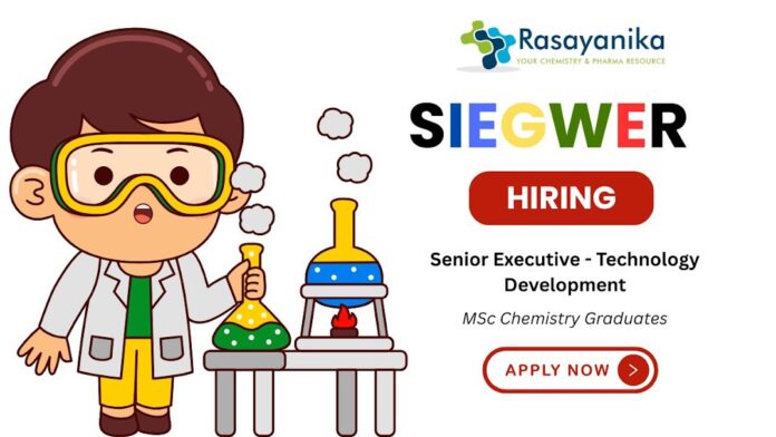 Senior Executive Technology Development Job at Siegwerk India, chemistry fresher jobs,msc chemistry freshers job Senior Executive Technology Development Job at Siegwerk India, chemistry fresher jobs,msc chemistry freshers job