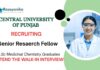 Senior Research Fellow Position at Central University of Punjab Apply for Chemistry Job