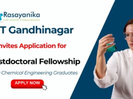 IIT Gandhinagar Recruitment | Postdoctoral Fellowship – Chemical Engineering Job