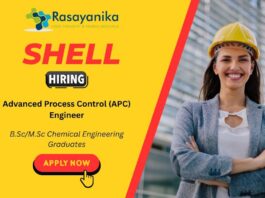 Shell India Hiring Advanced Process Control (APC) Engineer – Chemical Engineering Jobs Chennai Apply Now