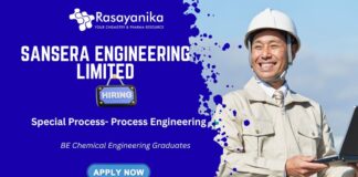 Special Process Engineer Job at Sansera Engineering Bangalore,Chemical engineering Jobs,chemical engineering vacancies