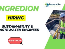 Ingredion Ahmedabad Jobs - Chemical Engineer can Apply Now