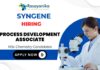 Syngene Careers- Regulatory Toxicologist Chemistry Job