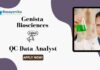 QC Analyst Jobs at Genista Biosciences | Apply Now