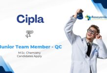 QC Jobs at Cipla | MSc Chemistry Graduates Apply QC Jobs at Cipla | MSc Chemistry Graduates Apply
